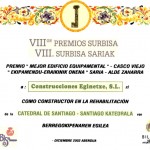 Premio Surbisa por la rehabilitacion de la catedral de Santiago